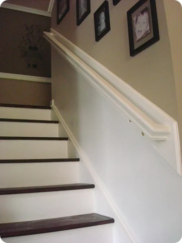 how to stain and paint stairs